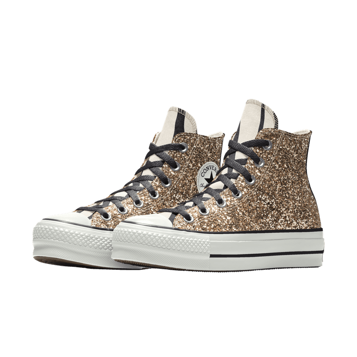 Converse Glitter Platform Chuck Taylor All Star By You Glitter Gift