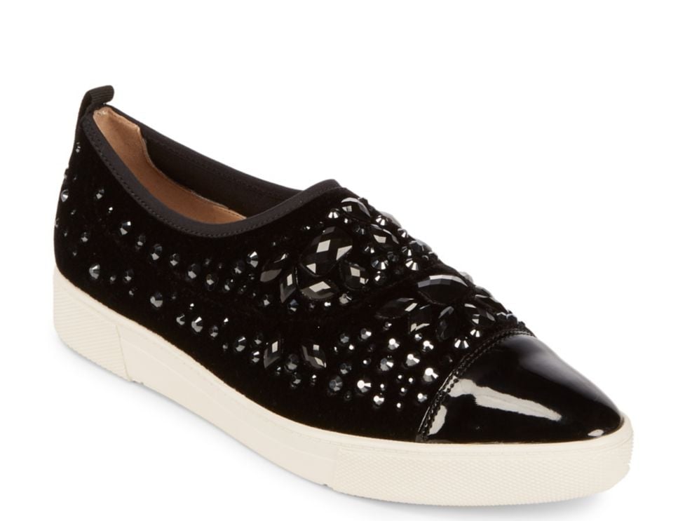 karl lagerfeld embellished sneakers