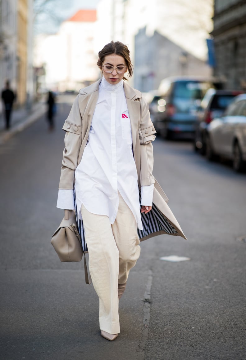 How to Wear an Oversized Shirt | POPSUGAR Fashion