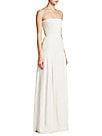 Brandon Maxwell's Strapless Ribbed Silk Jumpsuit
