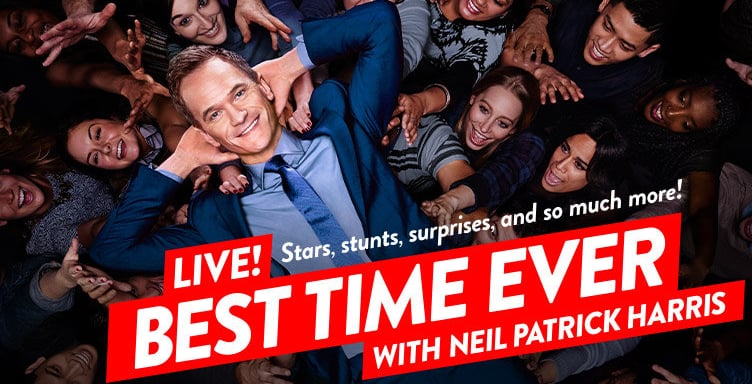 Best Time Ever with Neil Patrick Harris. Sept. 15, NBC