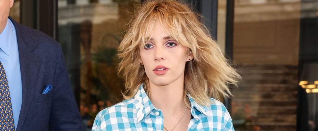 Maya Hawke Goes Trouser-less at Milan Fashion Week