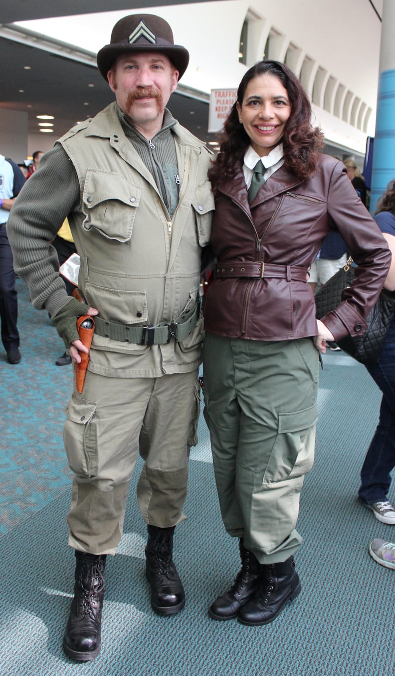 Nerdy Couples' Costumes Ideas: Dum Dum Dugan and Agent Carter