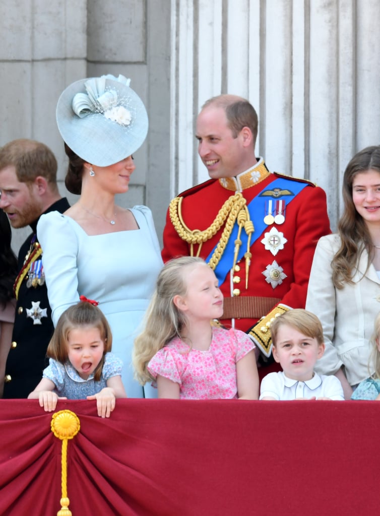 Prince George Princess Charlotte Trooping the Colour 2018