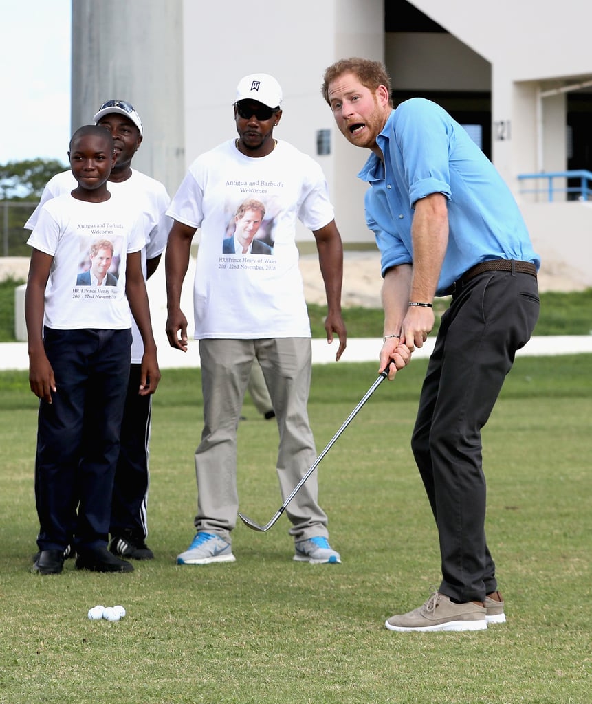 Prince Harry Dancing With Kids in the Caribbean 2016