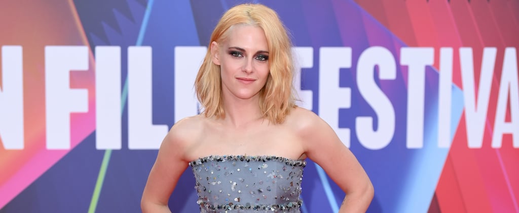 Kristen Stewart Wears a Custom Chanel Column Gown For the Spencer Premiere in London
