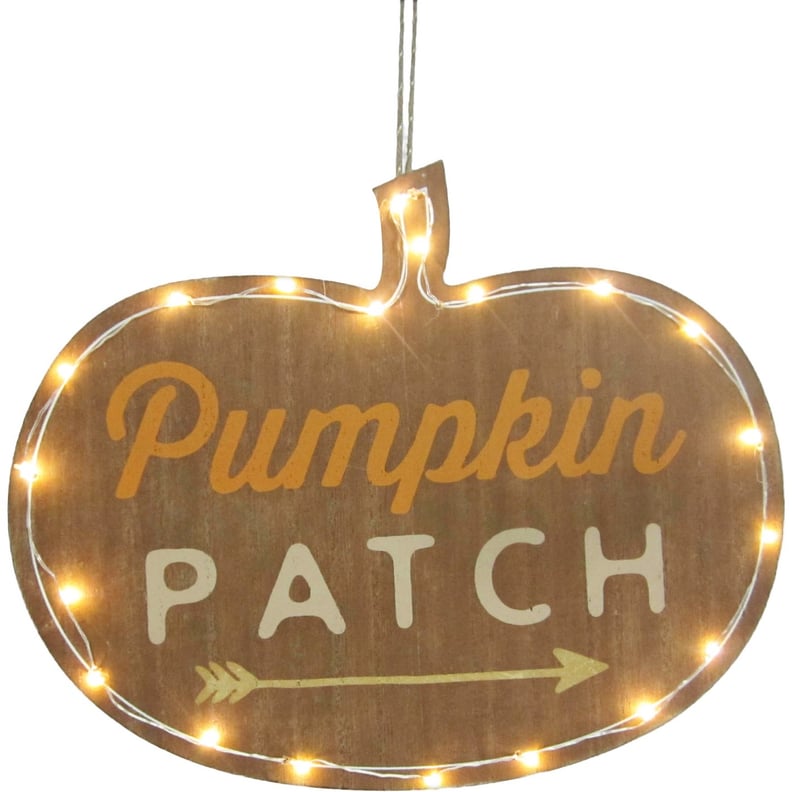 Hyde and Eek! Boutique Halloween Pumpkin Patch Lit Hanging Sign