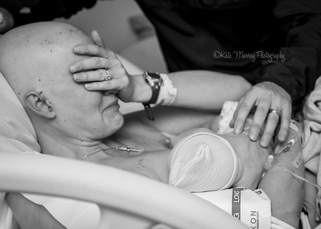 The mom who was battling breast cancer