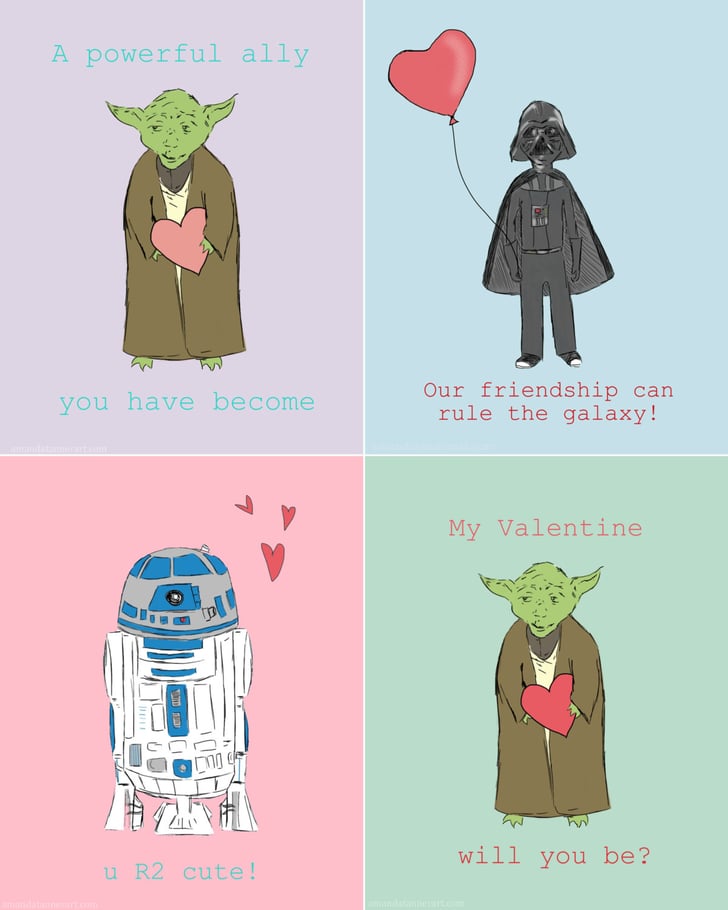 Star Wars Love Valentines Star Wars Kids Valentine s Day Cards