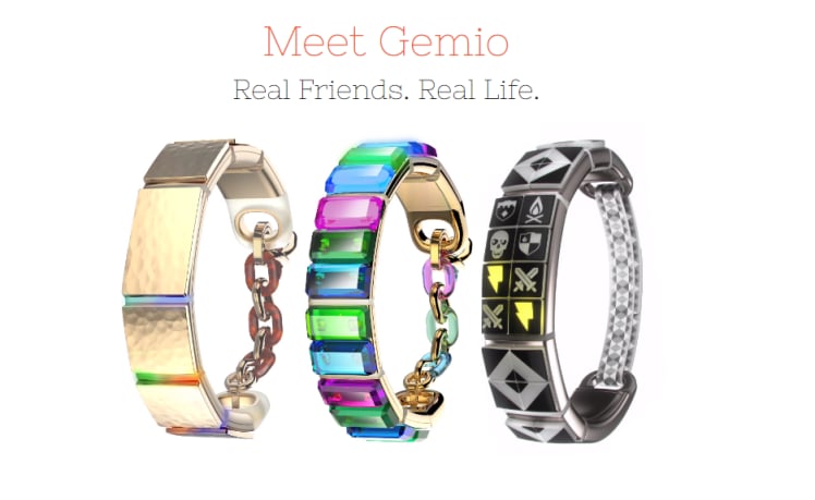 Gemio Friendship Bracelets
These colorful bracelets can be customized and coded to light up or sparkle when friends are nearby. They might even trigger an interest in coding. The downside: They're not as much fun if your kid is the only one with a bracelet. Not yet available in stores, but you can sign up to be notified when they come on the market.