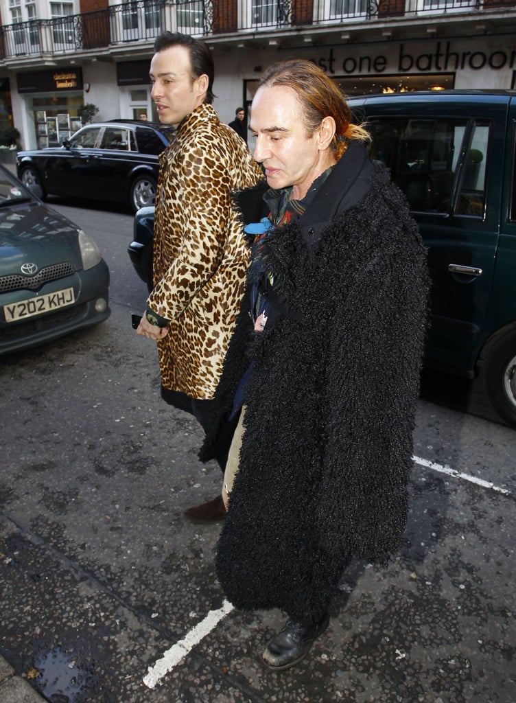 John Galliano was a guest at Kate's birthday lunch.