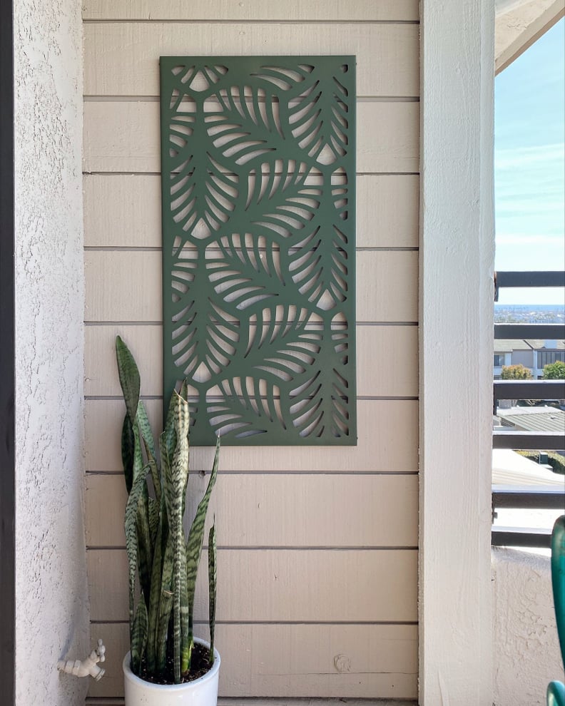 Etsy Palm Metal Wall Decor