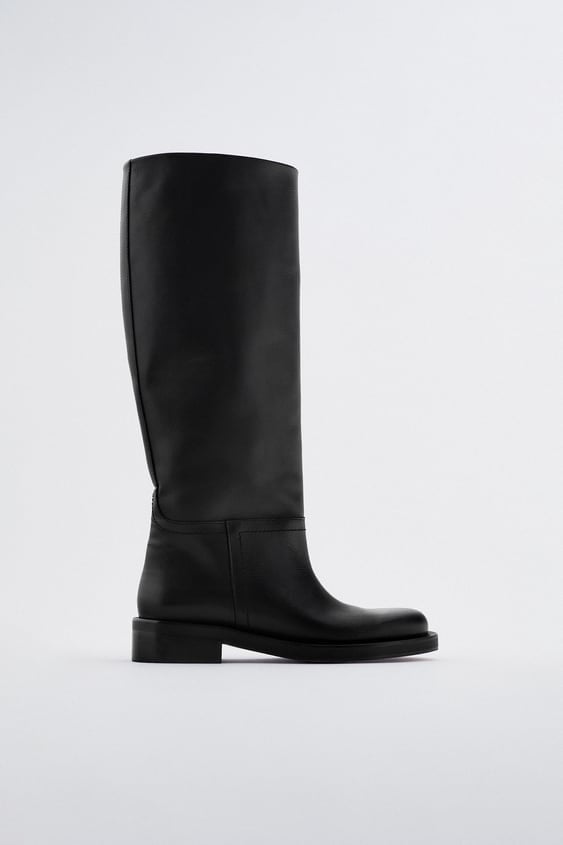 Zara Tall Leather Boots