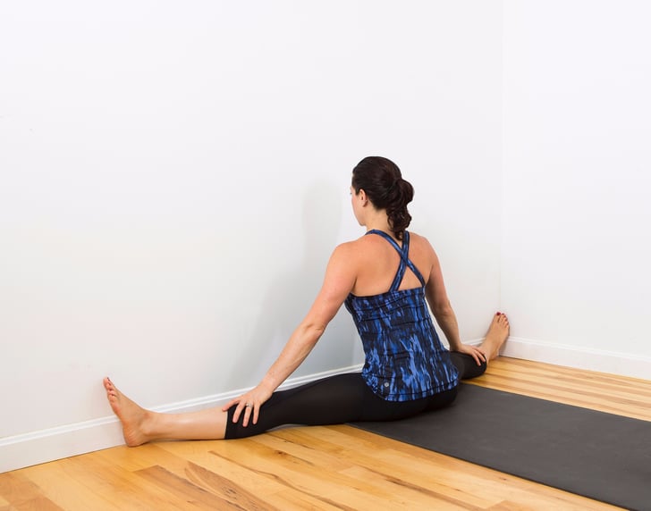 Inner Thigh Wall Stretch | POPSUGAR Fitness