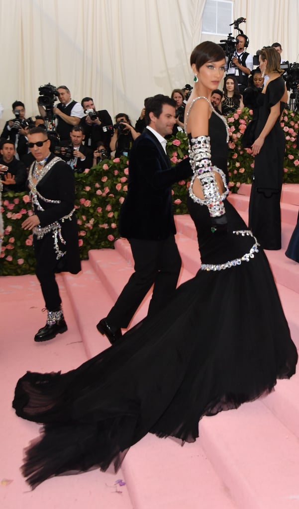 Bella Hadid Black Dress Met Gala 2019