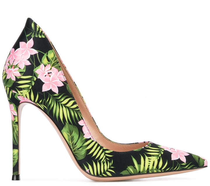 Gianvito Rossi Floral Pumps