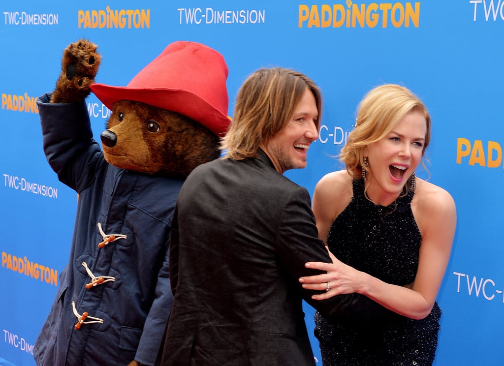 Nicole and Keith cracked up in January 2015 when they shared the red carpet in LA with Paddington himself.