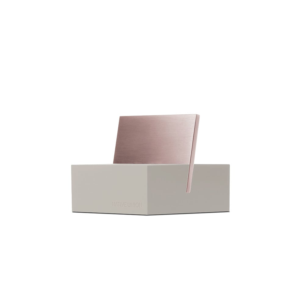 Native Union Stone/Rose Gold iPhone Charging Dock ($54)