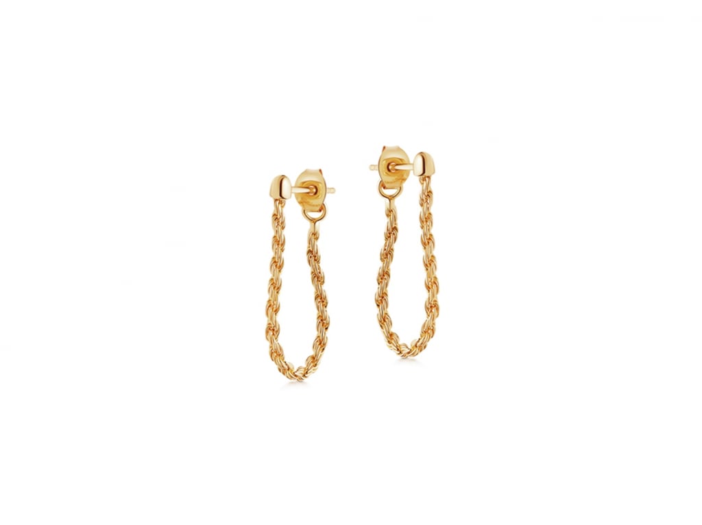 Missoma Lucy Williams Gold Rope Chain Studs