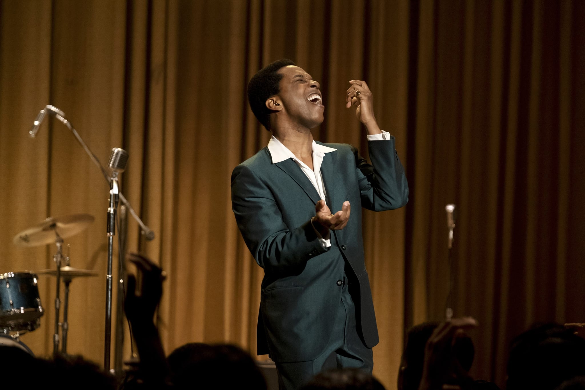 ONE NIGHT IN MIAMI, Leslie Odom Jr. as Sam Cooke, 2020. ph: Patti Perret /  Amazon / Courtesy Everett Collection