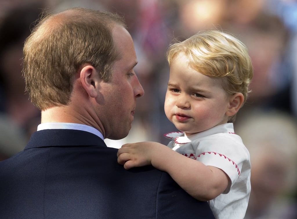 Prince George at Princess Charlotte's Christening | Pictures