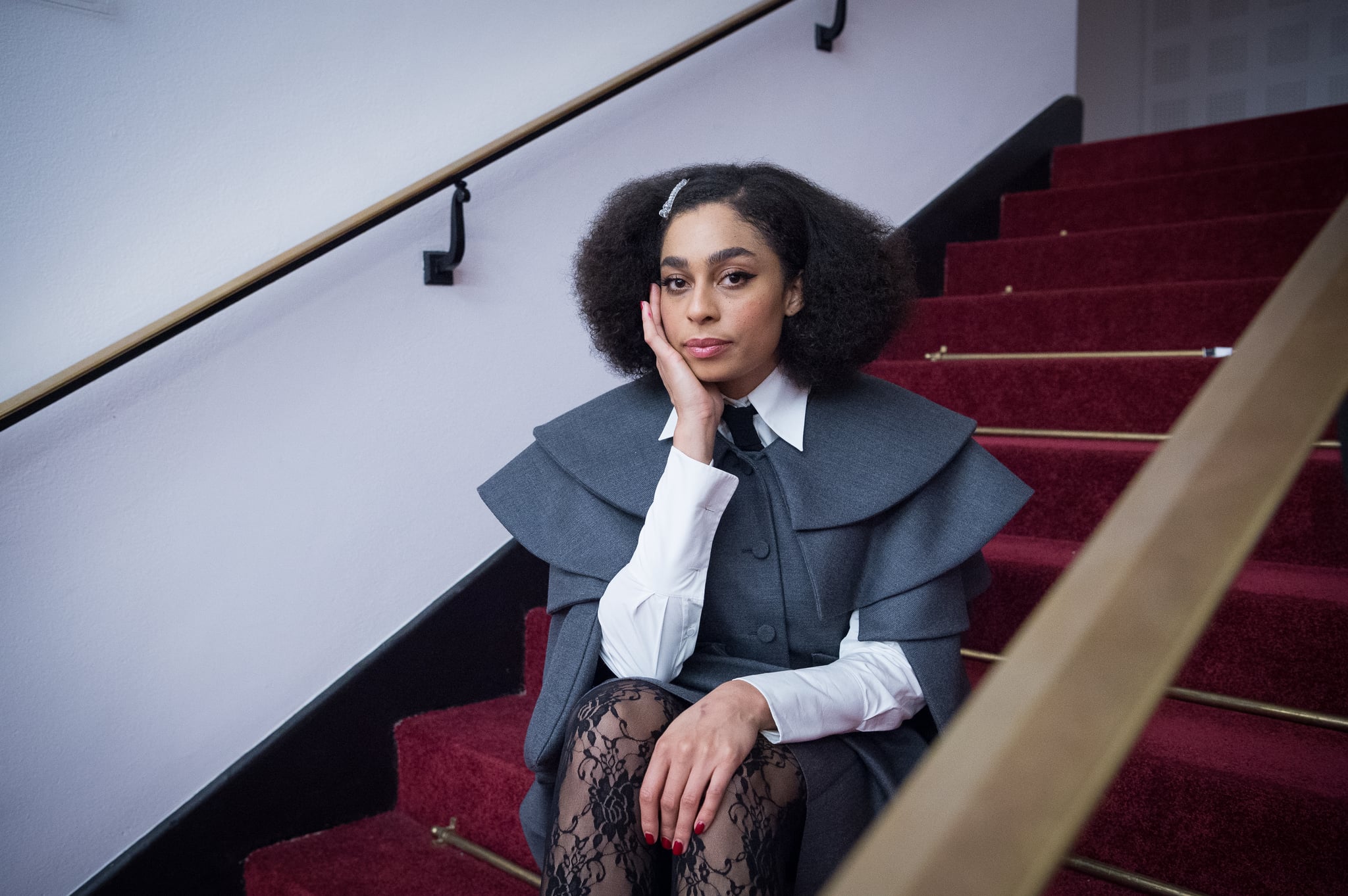 PARIS, FRANCE - NOVEMBER 23:  Celeste poses for exclusive portrait session at Salle Pleyel on November 23, 2019 in Paris, France.  (Photo by David Wolff - Patrick/Redferns)