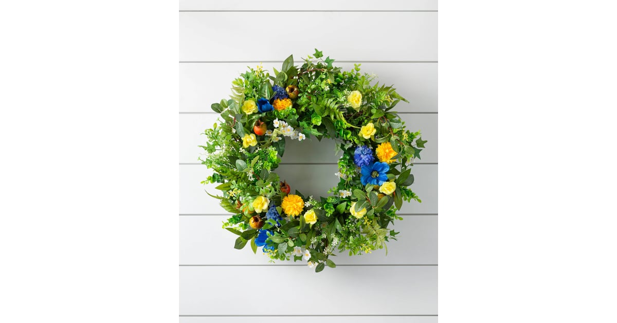 A Refreshing Wreath Outdoor Summer Breeze Artificial Flower Wreath