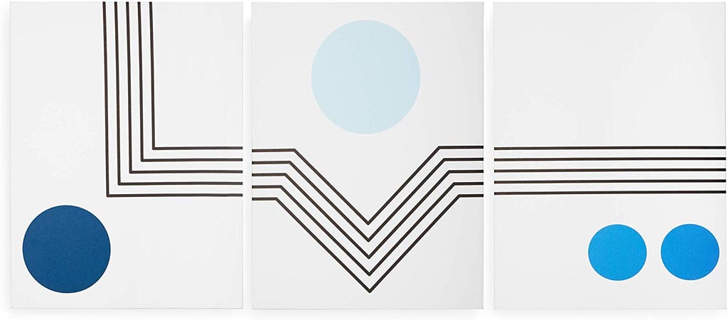 Now House by Jonathan Adler Mod Lines Printed Canvas Triptych