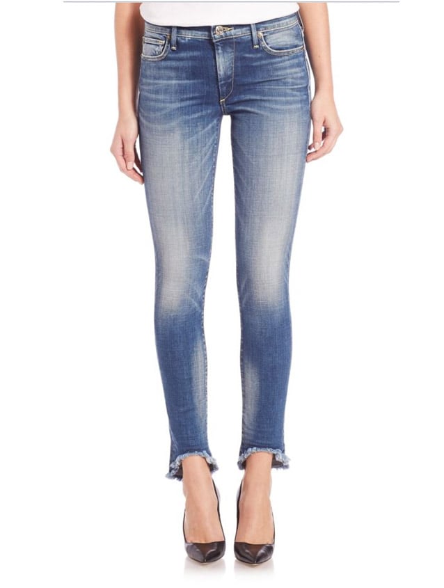 True Religion 'Halle' Raw-Hem Super Skinny Jeans ($219)