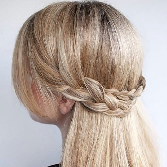 Behind The Head Braid Best Braids On Instagram Popsugar Beauty Photo 26