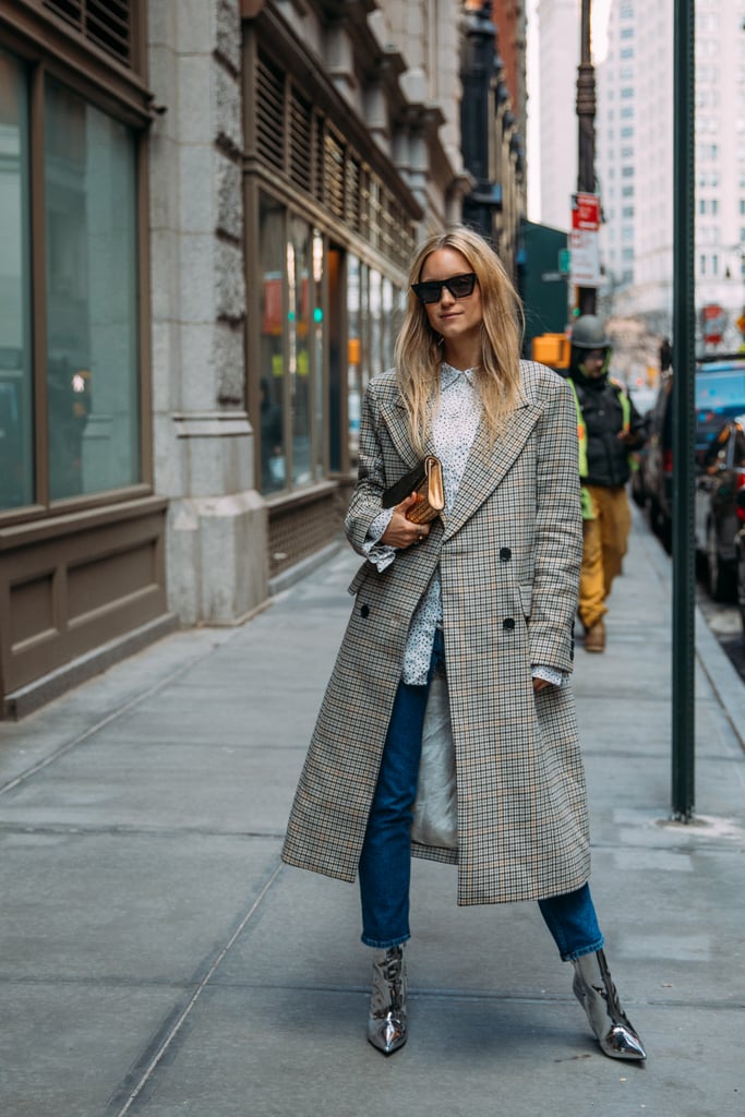 A check print coat will make a statement when the rest of your outfit is looking a little plain. Bonus points: the print is on trend for the rest of 2018.