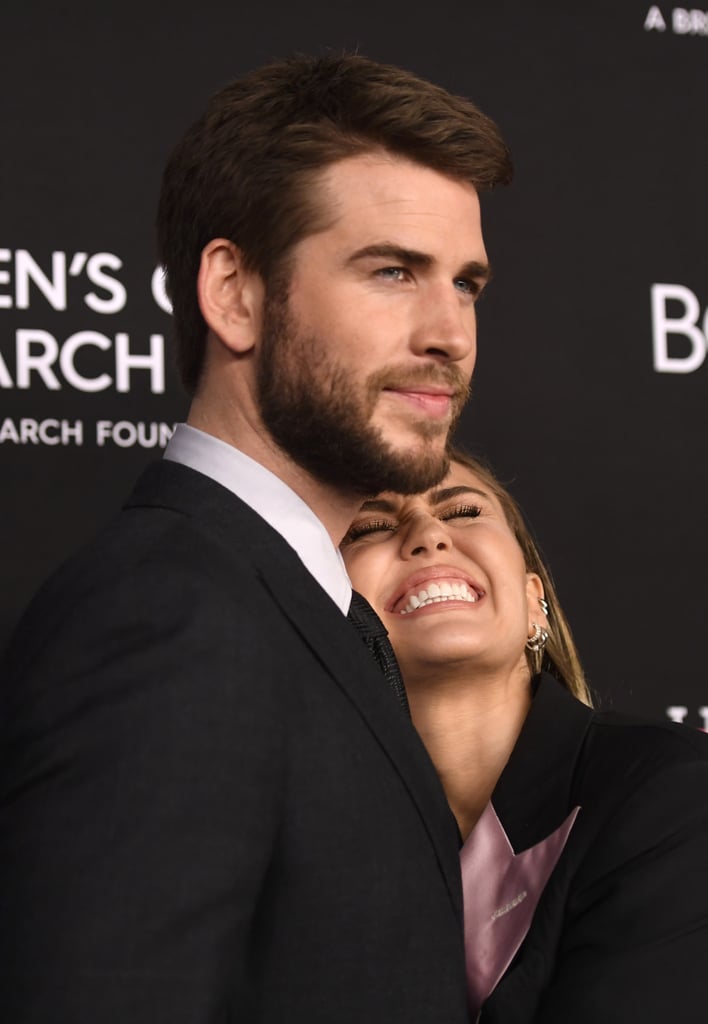 Miley Cyrus Liam Hemsworth at Cancer Research Fund Gala 2019