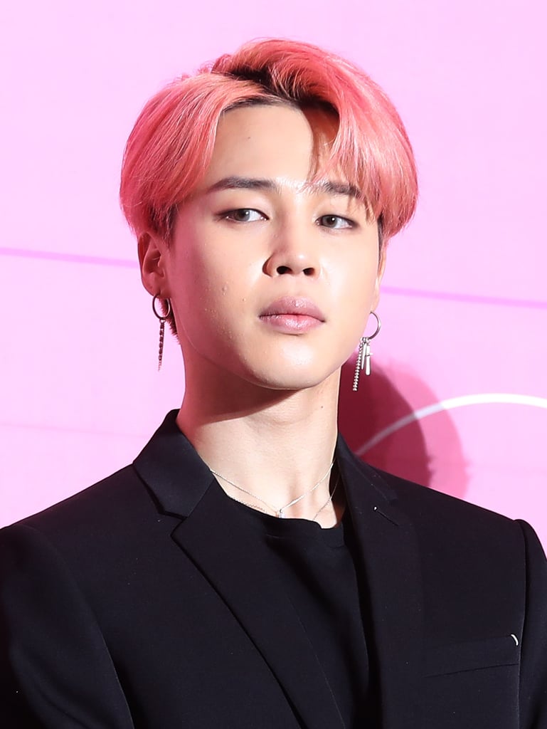 Jimin 2019年的粉色头发颜色