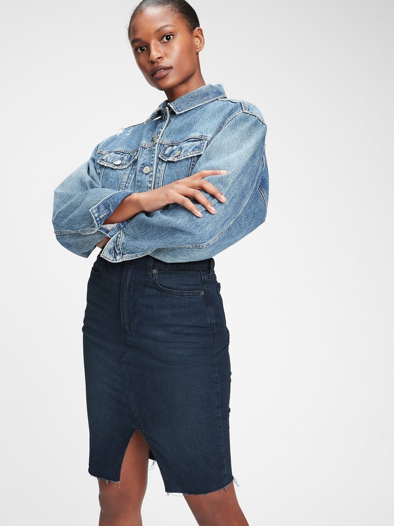 Gap Denim Pencil Skirt