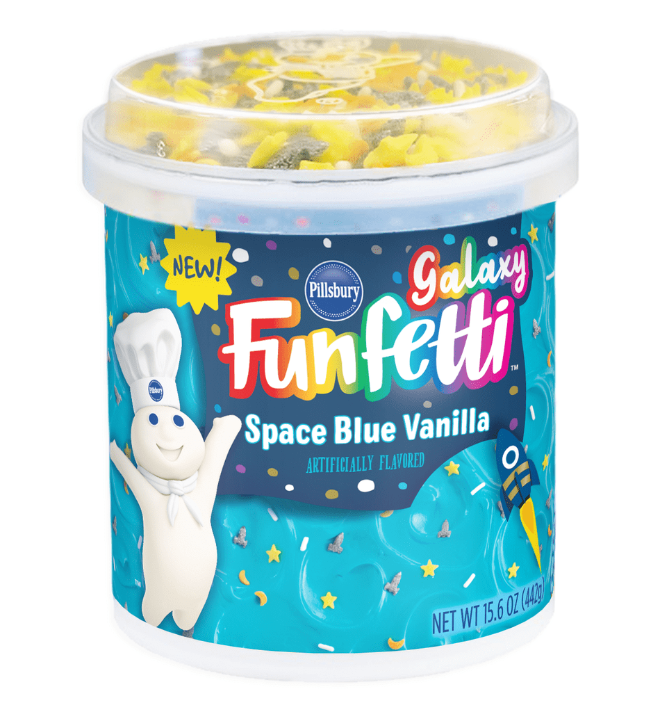 Pillsbury's Galaxy Funfetti Space Blue Vanilla Frosting