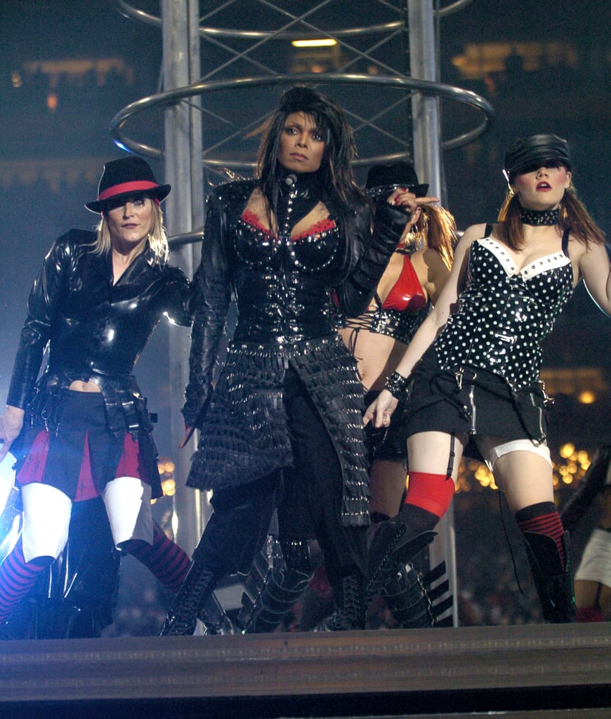 Janet Jackson Performs at the Super Bowl in 2004