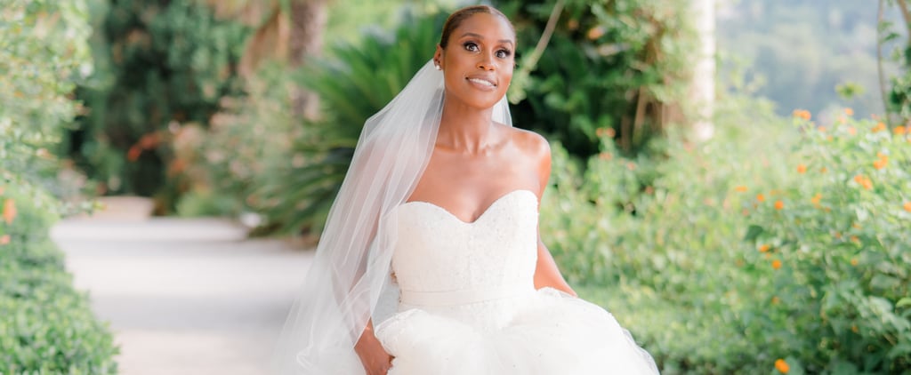 Issa Rae Shows Us the Beauty of 2 Classic Necklines in Her Vera Wang Haute Wedding Gowns