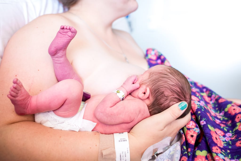 Photos of Moms Breastfeeding For the First Time