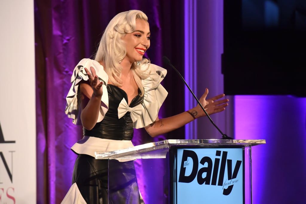 Lady Gaga Rodarte Dress at The Daily Front Row Awards 2019