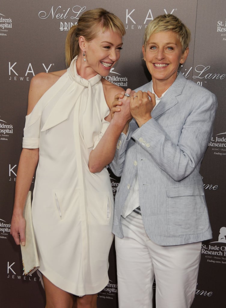 Ellen DeGeneres and Portia de Rossi PDA Pictures | POPSUGAR Celebrity ...