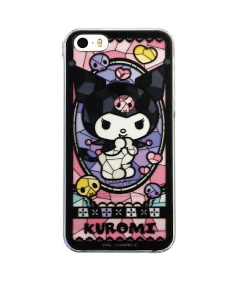 Kuromi Stained Glass iPhone Case