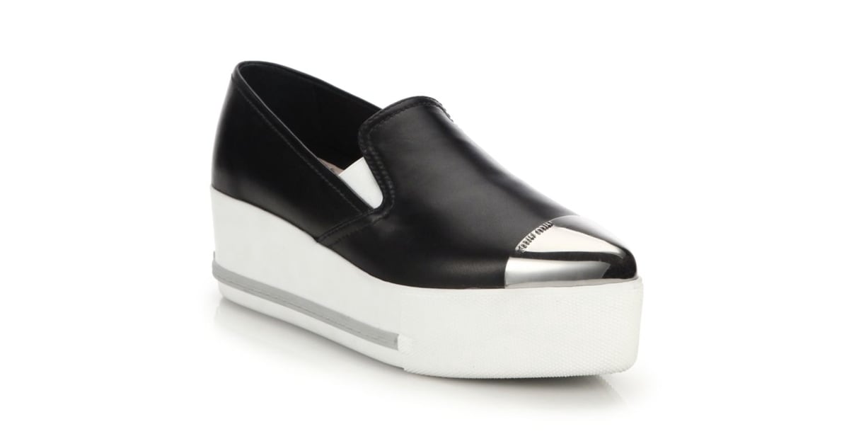 miu miu cap toe sneakers