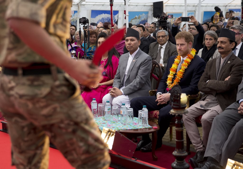 Prince Harry at the Embassy of Nepal in London March 2017