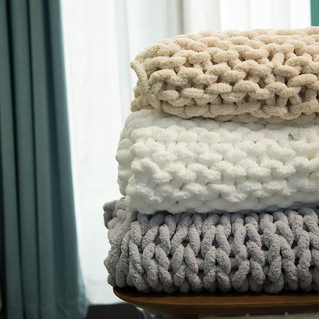A Thick Knit Blanket: Inshere Luxury Chunky Knit Blanket