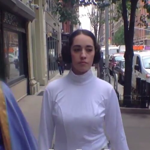 Princess Leia Catcalled in New York | Video