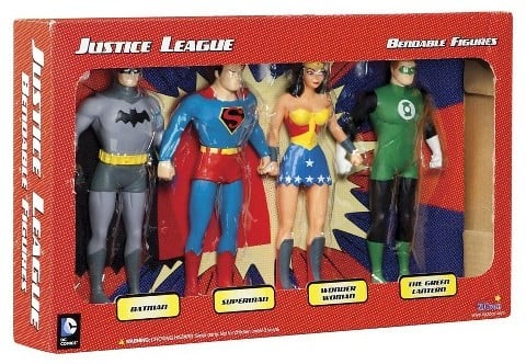 Justice League Superheroes Bendable Boxed Set