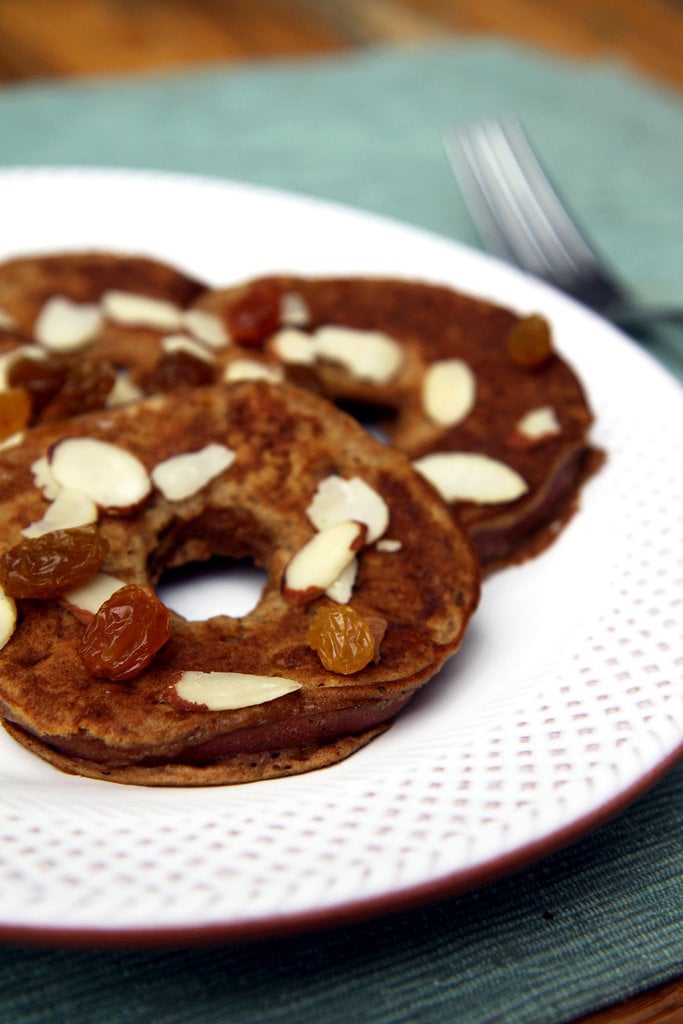 Apple Ring Oatmeal Pancakes