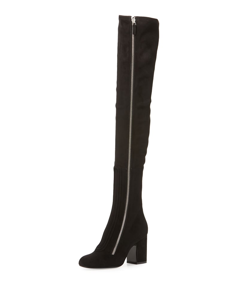 Alternative: Laurence Dacade Over-the-Knee Suede Zip-Up Boot