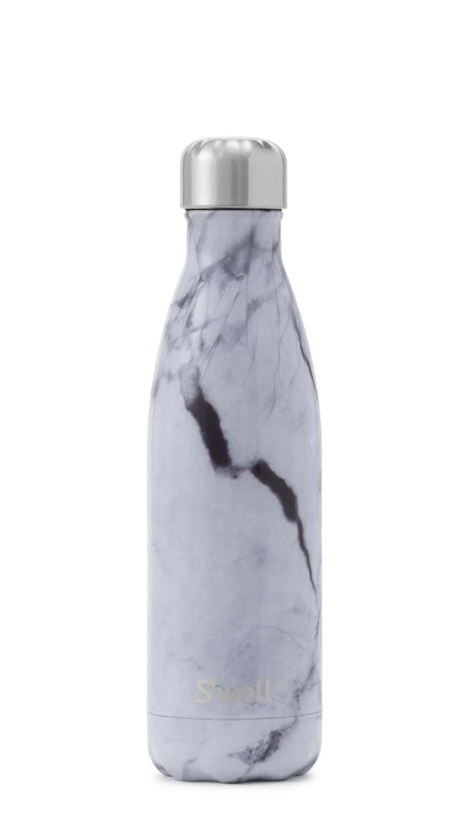 S'well White Marble Bottle