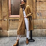 A Trench Coat and Large Scarf